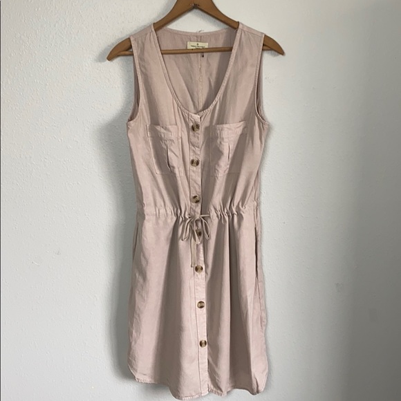 Thread & Supply Dresses & Skirts - Thread and Supply khaki utility tank dress